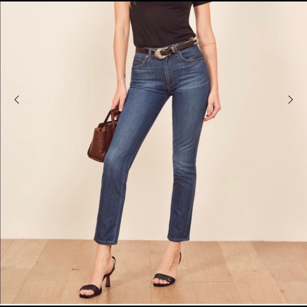 Julia High Cigarette Jean (Baltic)